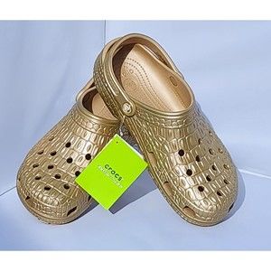 Crocs Classic Clog CrocDay Limited Edition Gold 2018 Extemely RARE